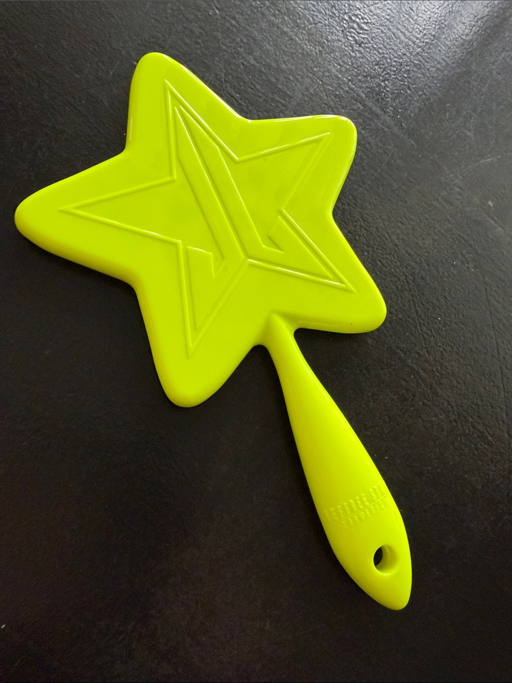 Jeffree Star Cosmetics Handheld Miniature Beauty Mirror Neon Yellow Limited Run